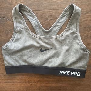 Nike Grey XS sports Bra